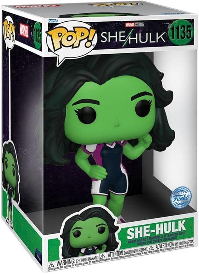 Funko Pop Jumbo Marvel She-Hulk Collectibles Figure Toy