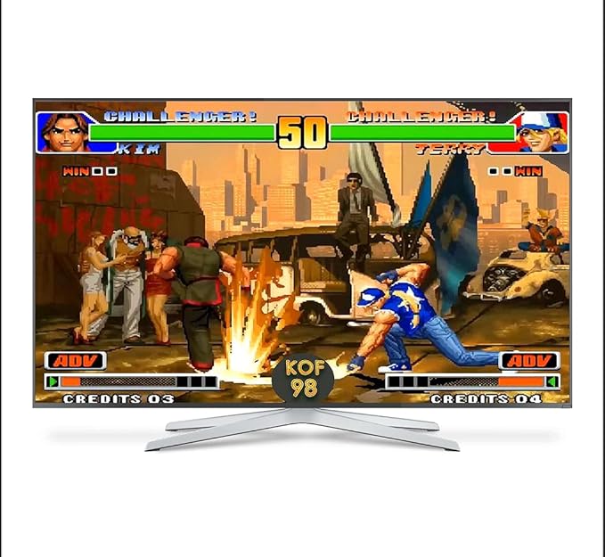 FVBADE[50000 in 1 Pandora Ultra Pandora Box Retro Games Arcade Game Console with Two Separate Host for PC & Projector & TV 3D Games 1-4 Players Category Favorite List Save/Search/Hide/Pause
