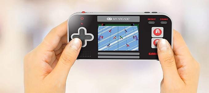 My Arcade Gamer V Classic-Red: Portable Gaming System with 220 Games, 2.5" Color Display, Pocket Size (DGUN-3911)