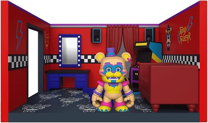 Funko Five Nights at Freddy's (FNAF) Snap: Glamrock Freddy with Dressing Room - Collectable Vinyl Figure - Gift Idea - Official Merchandise - for Kids & Adults