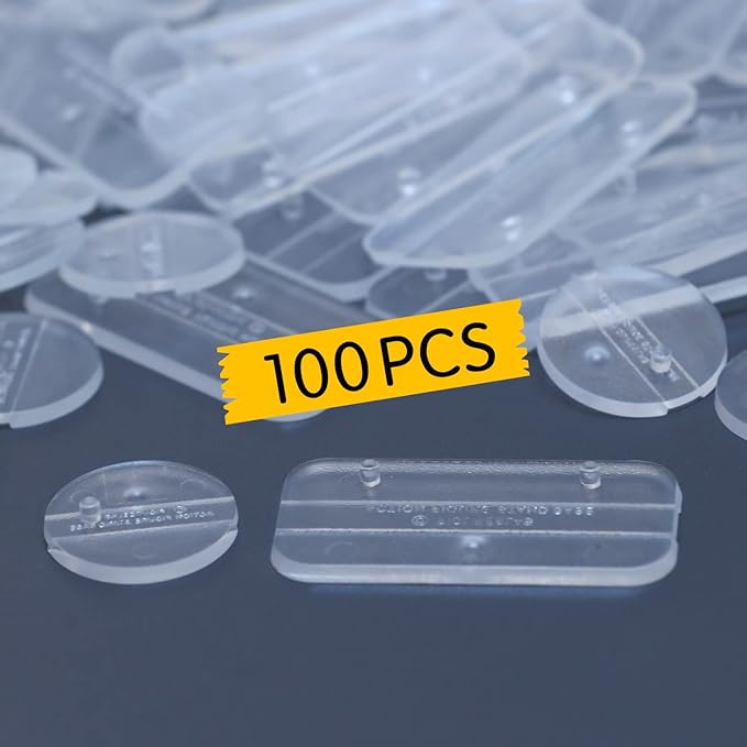 100PCS Action Figure Stand, 6inch Figures Toy Support Stands Display Bases Holder, Compatible with 1/12 Scale Mavel Legends Series/GiJeo Classified Series/D C/Mo tu, Mix Square & Round