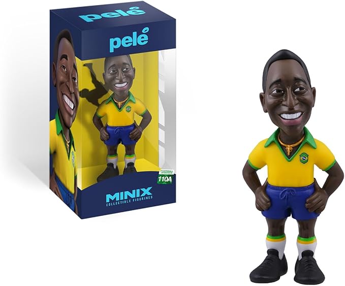 MINIX COLLECTIBLE FIGURINES - Sports Collectable 12 cm Figurine, Pele - Brasil 1ST KIT