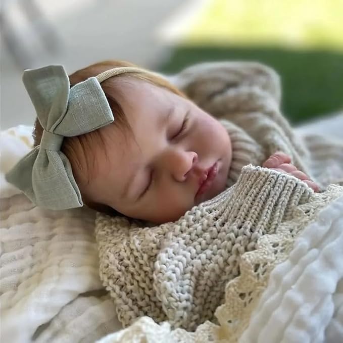 Anano Full Silicone Baby Doll 20 Inch Reborn Baby Dolls Silicone Full Body, Realistic Babys Doll Newborn Girl, Real Life Babys Dolls Posable Anatomically Correct Reborn Babies