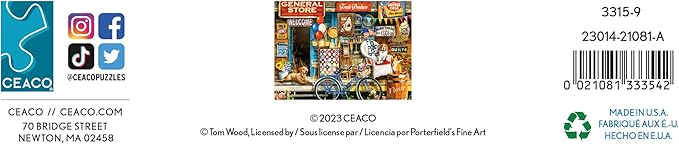 Ceaco - Tom Wood - The General Store - 1000 Piece Jigsaw Puzzle