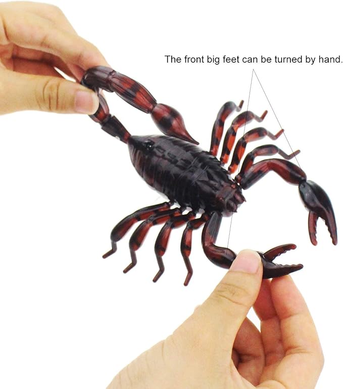 Tipmant Realistic RC Scorpion Remote Control Animal Vehicle Car Electric Scary Toy Halloween Kids Birthday Gift
