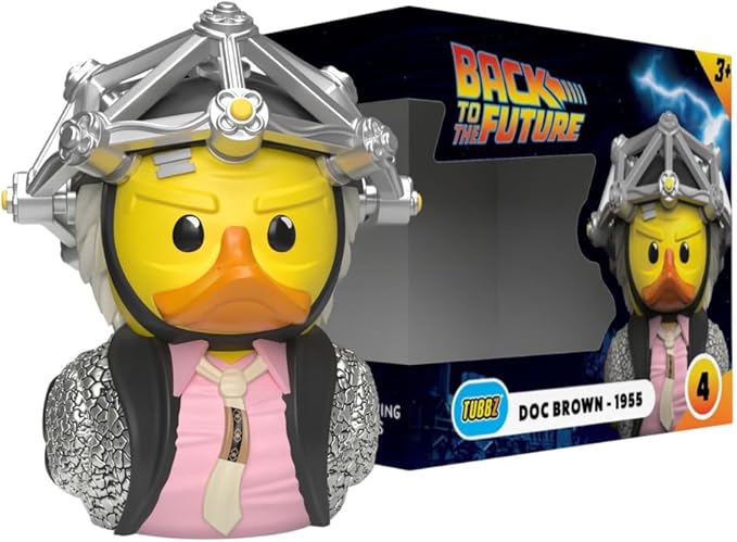 TUBBZ Boxed Edition: Back to The Future - Doc Brown 1950s Cosplaying Rubber Duck Vinyl Figure