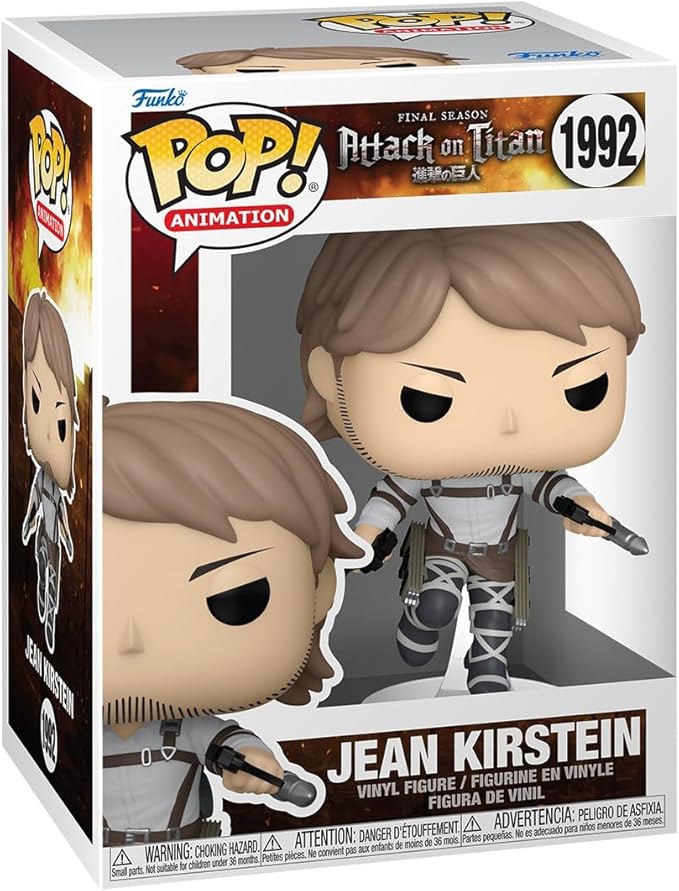 Funko Pop! Animation: Attack on Titan - Jean Kirstein - Collectable Vinyl Figure - Gift Idea - Official Merchandise - Toys for Kids & Adults - Anime Fans - Model Figure for Collectors and Display