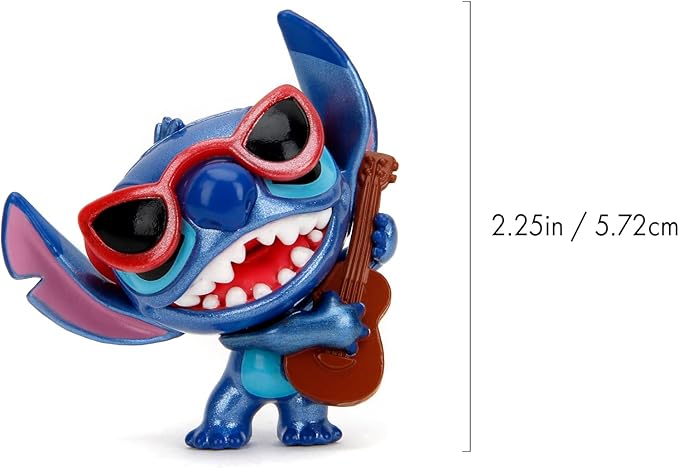 Jada Disney Stitch Metalfigs 4-Pack - Die-Cast Figures, 2.5" Scale