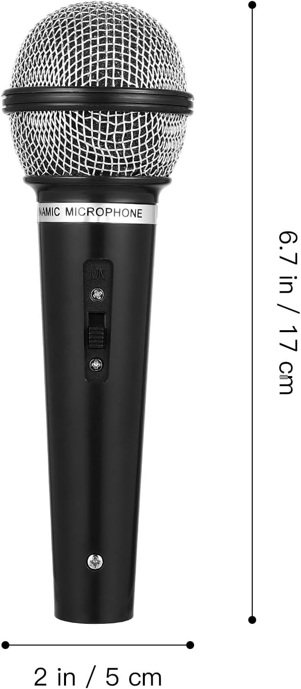Kids Toy Microphone Fake Microphone Prop for Toddlers Stage Performance Birthday Party Favor