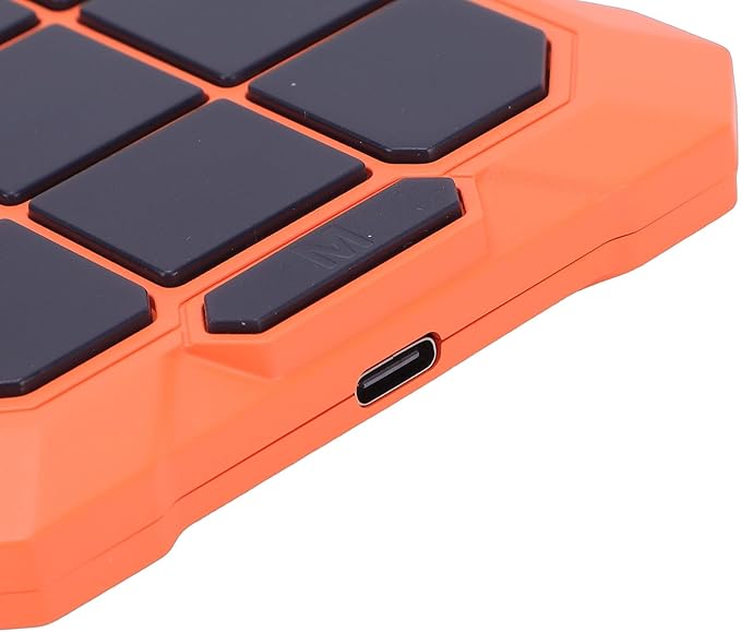 VBESTLIFE 6-in-1 Handheld Toe Game Portable Electronic Board Games for Kids & Adults, Travel & Memory Growth Gift (Orange)