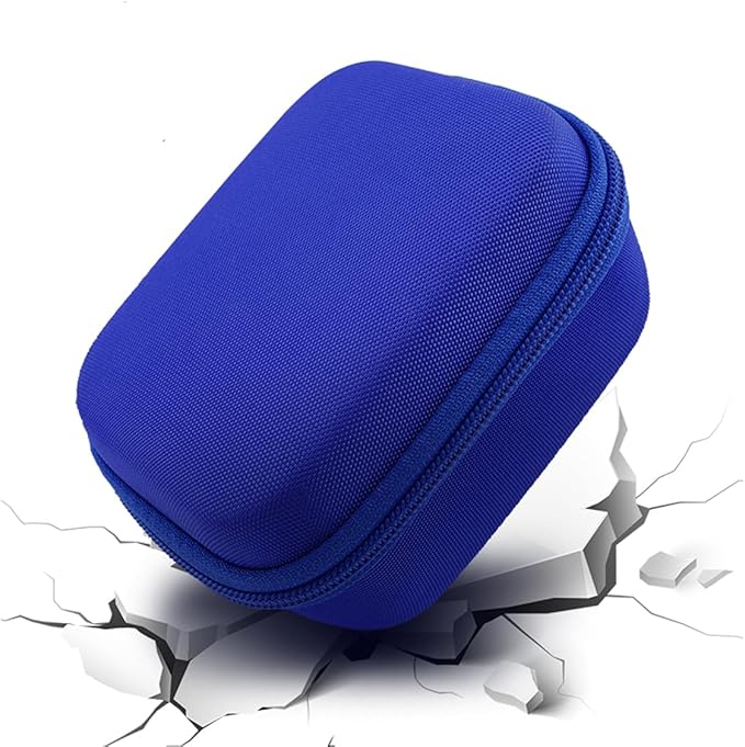 Compatible with Bitzee Hamster Ball Interactive Toy Case, Hard EVA Protective Storage Bag Carrying Box for Virtual Electronic Digital Pet Toy & Dock for Kids Blue (Case Only)