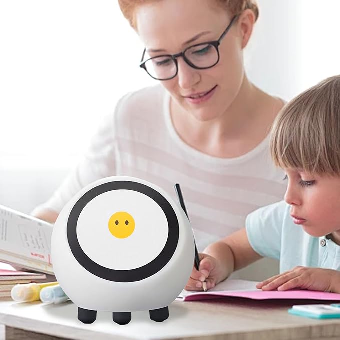 Zunate Smart Talking Robot Companion with 1.28 Inch Display, Voice Wake Up AI Chat bot with WiFi Bluetooth 5.0, Weather Clock, Music Video Playback, Interactive Robot Toy for Kids