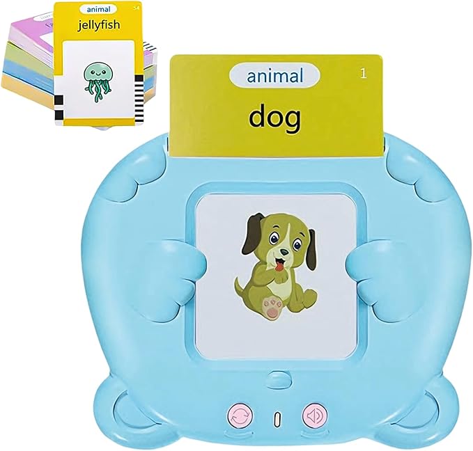 Educational Flashcard - Talking Educational Interactive Travel Toys for Kids Learning Toys | Fun Engaging Design for Preschool Kindergarten Homeschooling Travel Home Car Airplane