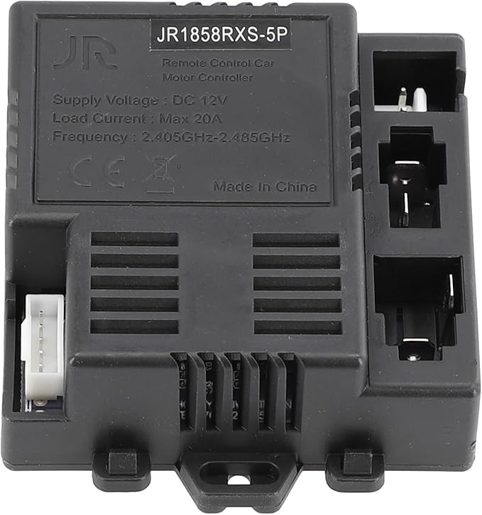 JR-RX-12V 6V 24V Electric Vehicle Receiver Module for Remote Control Toy Car Parts, RC 1, RC 2, RC 3, RC 4, JR-RX-6V, JR-RX-6V receiver, Children Electric Car Remote Control(JR1758RX-12V)