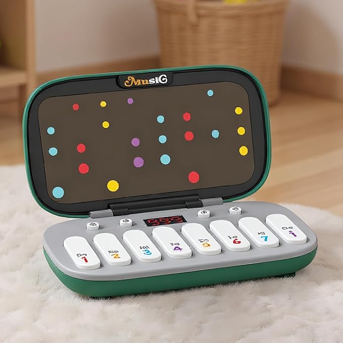 Music Games for Kids, Electronic Music Rhythm Puzzle Game Machine, Electronic Toy for Improving Reaction Speed Teens Kids Children Adults Girls Birthday Travel Family Fun Entertainment