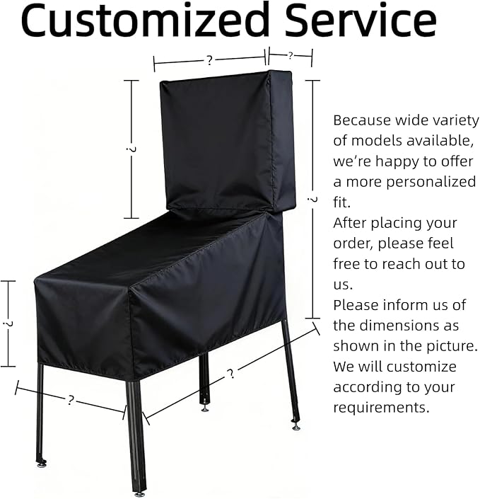 Arcade Machine Cover, Heavy Duty Protective Video Game Cover for Full Size Pinball Machines, Waterproof & Dustproof Electronic Dust Covers for Game Room,53"L x 22"W x 53"H