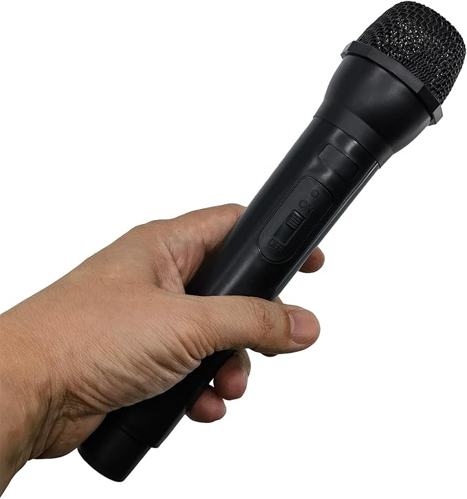 2 Pcs Microphone Pretend,Simulation Microphone, Toy Microphone Costume Prop for Role Playing,Singing and Dancing.