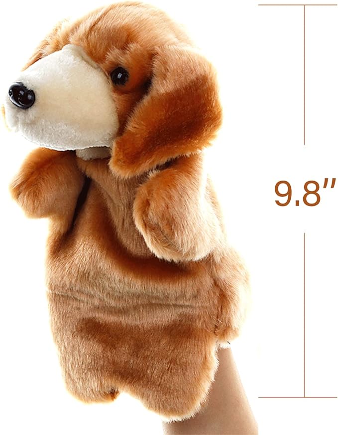 RIY Hand Puppet - Farm Animals Friends Educational Puppets Dog