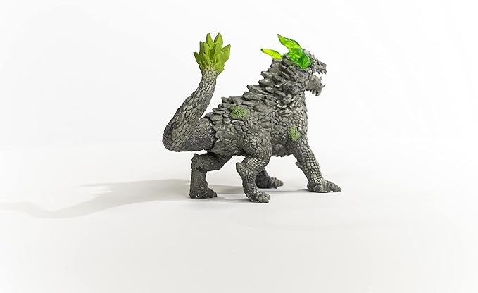 Schleich Eldrador Creatures - 7" Stone Dragon Figurine - Fun Fantasy Animal Figure for Imaginative Play for Boys and Girls - Durable Rock Beast Toy - Cool Monster Toys for Kids Ages 7+ | 70149