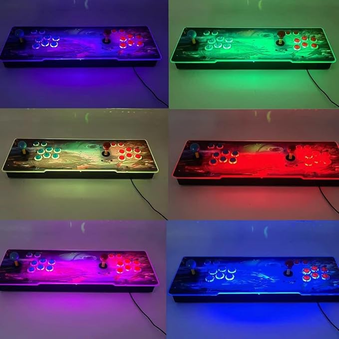 【36800 Games in 1】 Download Function 3D Pandora's Box, 3D Arcade Game Console Support Download Add Extra Games, 3D, 1280x720 Full HD, Search/ Save/Pause Game, 4 Players Online
