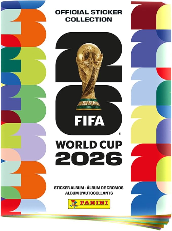 2026 Panini FIFA World Cup Sticker Starter Bundle – Official Album + 5 Sticker Packs – Licensed Tournament Collection
