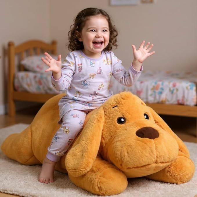 Dog Stuffed Animal, Giant 32" Stuffed Puppy,Large Soft Plush Toy Birthday Party Gifts for Kids Girls Boys