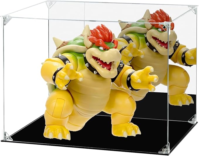 Display Case for Collectibles Assemble Clear Acrylic Box Alternative Glass Case for Display Action Figures Home Storage Organizing Toys (40x30x30cm B)