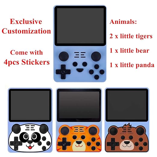 Petforu RGB20S Handheld Retro Game Console (64G Blue)