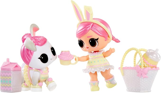 LOL Surprise Pastel Party Collection Limited-Edition Doll with 6+ Surprises to UNbox Including Hops Bunny with Matching Easter Fashions and Accessories – Great Gift for Kids Ages 4+