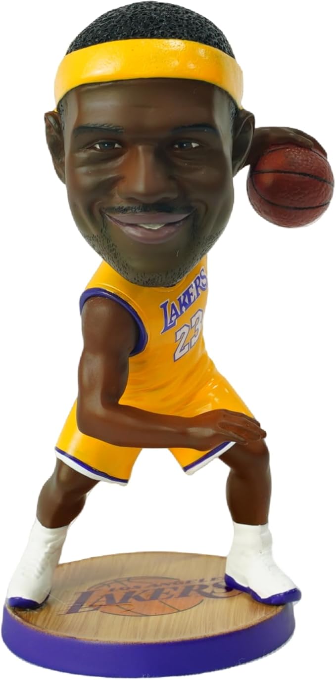 James Bobblehead Basketball Action Figure -5.3 in Hand-Painted Resin Collectible Doll - Perfect Sports Fan Gift - James in Iconic 23# Jersey
