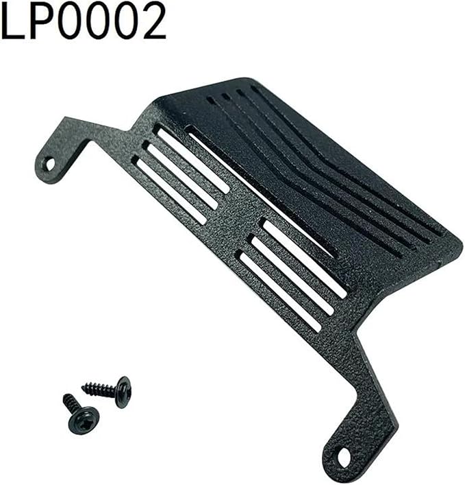 RC Spare Part for LDRC for LD-P06 for Unimog Metal Front and Rear Bumper for Chassis Armor 1/12 RC Truck Car Upgrade Parts Replacement Accessories(Chassis Armor)