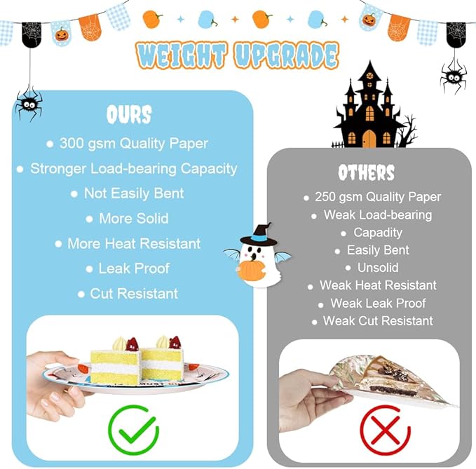 194Pcs Halloween Baby Shower Decorations for Boy A Little Boo is Almost Due Baby Shower Party Plates, Cup, Napkin, Tablecloth, Tableware, Halloween Themed Party Supplies Plates Serve 24 Guests