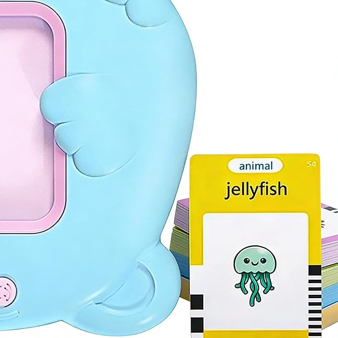 Educational Flashcard - Talking Educational Interactive Travel Toys for Kids Learning Toys | Fun Engaging Design for Preschool Kindergarten Homeschooling Travel Home Car Airplane