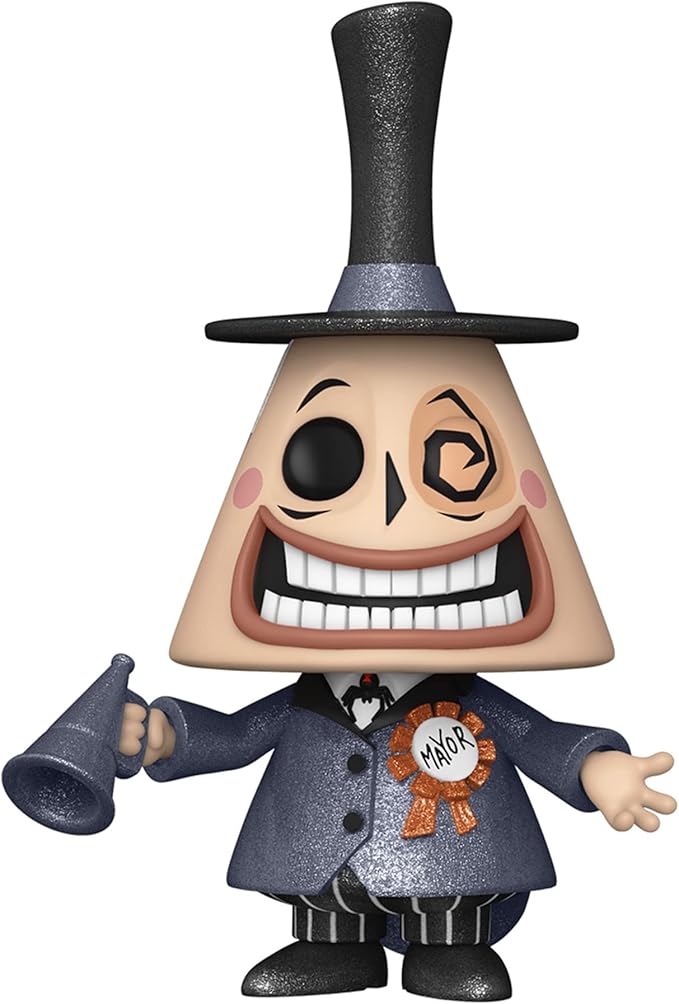 Funko Pop! Disney: The Nightmare Before Christmas - Mayor (Blacklight) (Mayor Special Edition Tan Glitter)