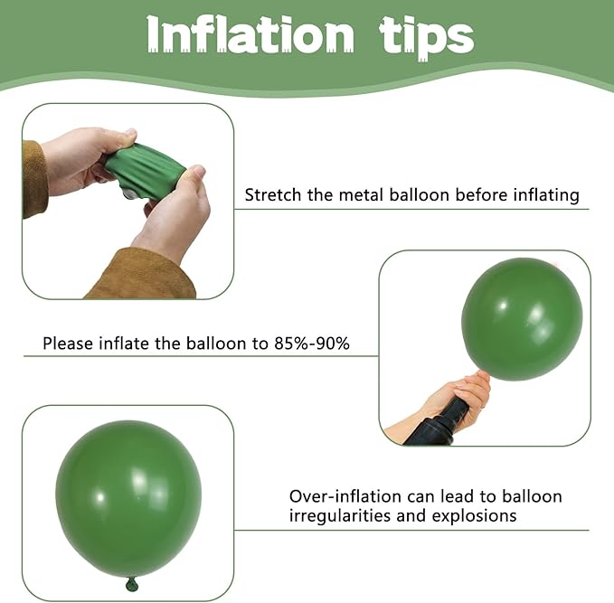 134Pcs Sage Green Balloons Different Sizes 5 10 12 18 Inch Sage green Latex Balloon for Birthday Wedding Baby Shower. (Sage green)