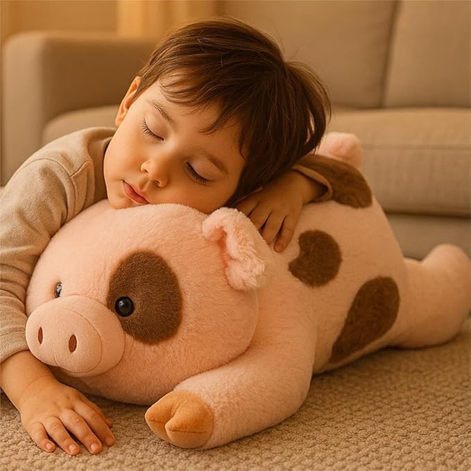 Pig Stuffed Animal, Giant 32" Stuffed Piggy, Large Soft Plush Pig Toy Birthday Holiday Party Gifts for Kids Girls Boys