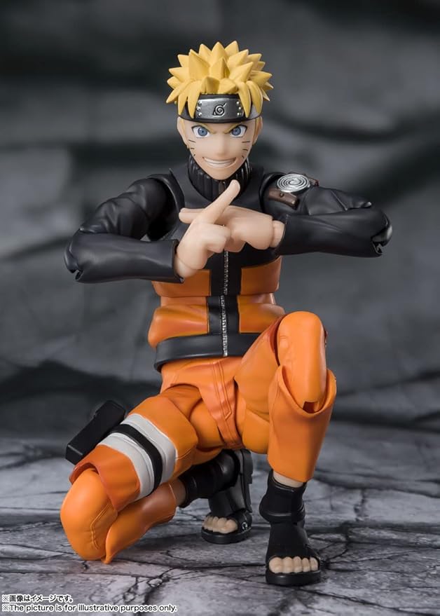 TAMASHII NATIONS - Naruto Shippuden - Naruto Uzumaki -The Jinchuriki Entrusted with Hope, Bandai Spirits S.H.Figuarts Action Figure