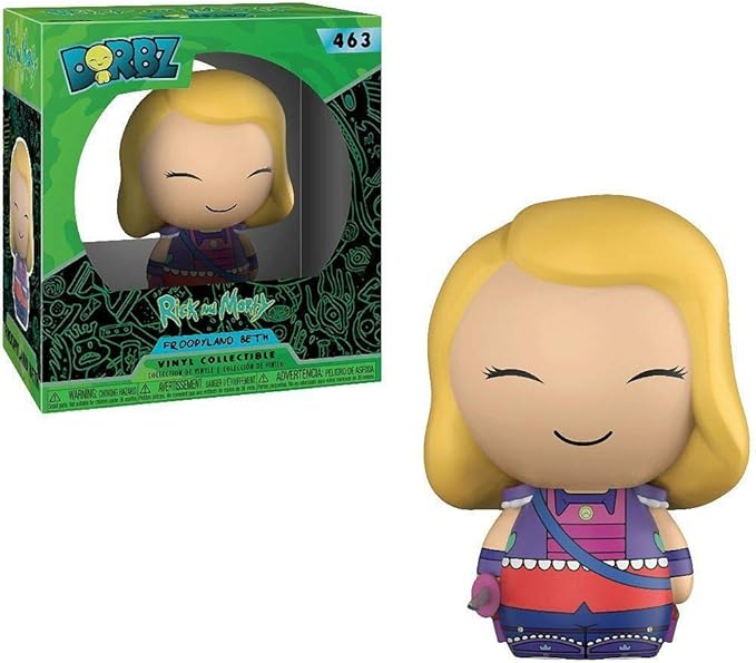 Funko Dorbz Animation: Rick and Morty Froopyland Beth Collectible Figure, Multicolor