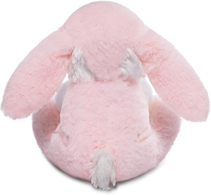 HO-EF Bunny Rabbit Easter Stuffed Animal, 8.5" Plush Bunny with Floppy Ears, Machine Washable& Softness, Rabbit Plush Toys for Girls Boys Kids Babies Great Easter Birthday Gifts Decorations, Pink