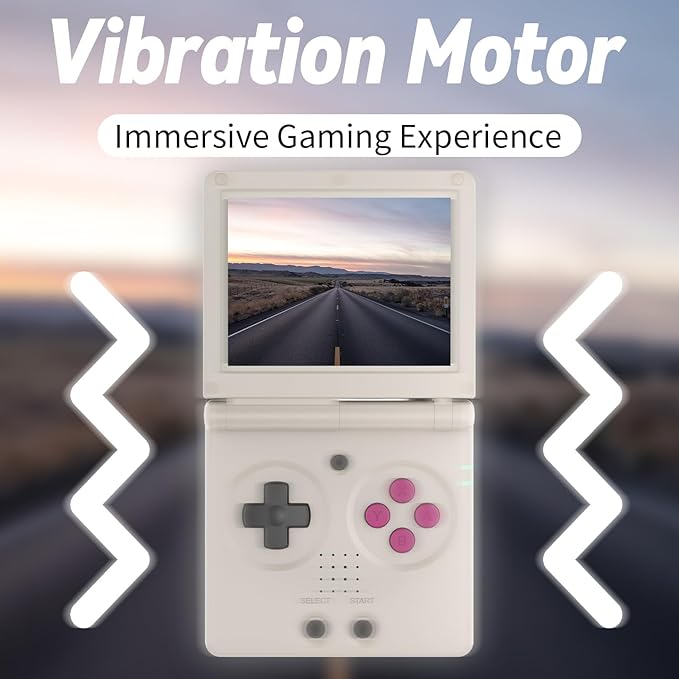 RG35XXSP FILP Retro Handheld Game Console 3.5-inch 640*480 IPS Screen 3300mAh Built-in 64G TF Card Supports Multiple Simulators Linux System with Screen Protector Gray