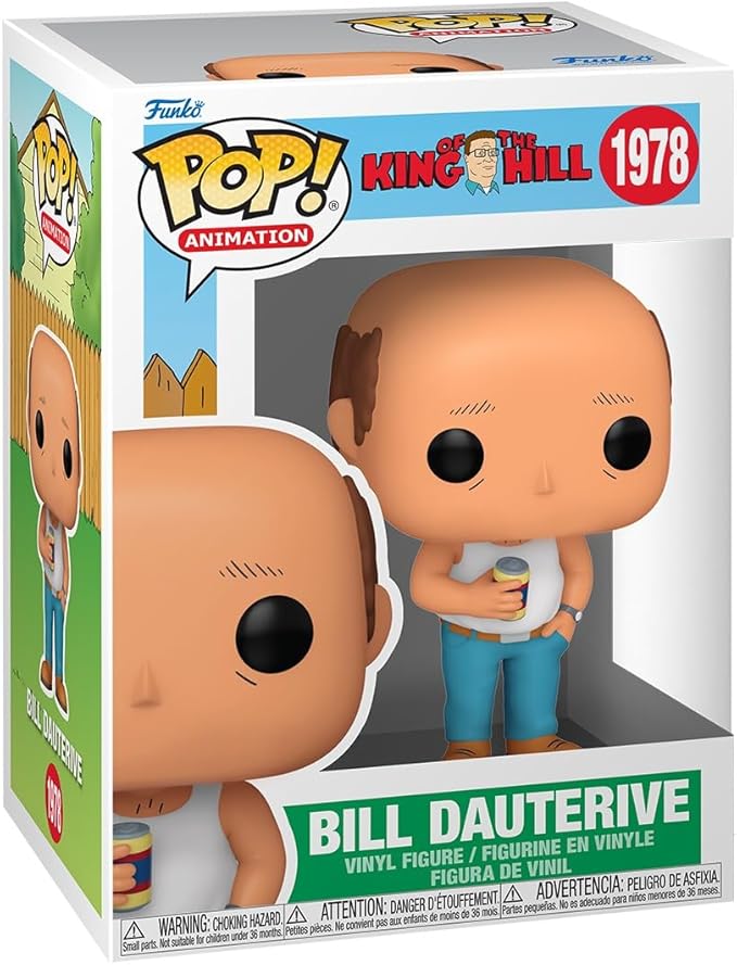 Funko Pop! TV: King Of the Hill - Bill Dauterive - Collectable Vinyl Figure - Gift Idea - Official Merchandise - Toys for Kids & Adults - Cartoons Fans - Model Figure for Collectors and Display