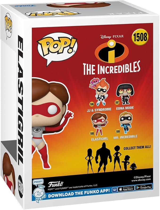 Funko POP Disney: Incredibles 20th Anniversary - Elastigirl - Collectable Vinyl Figure - Gift Idea - Official Merchandise - for Kids & Adults - Movies Fans