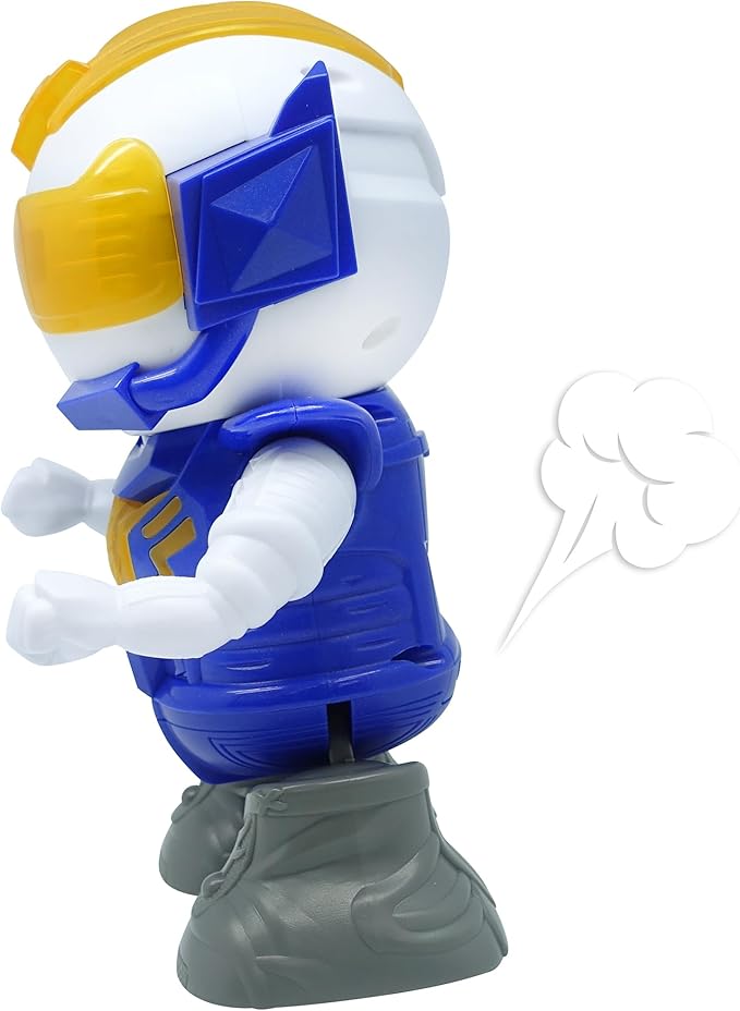 Dragon-i: ChatiBot - Blue - The Farting Talk-Back Dancing Robot, Infa-Red Remote Control, Music-Sounds, LED Color Changing, Character Figure, Kids 3+