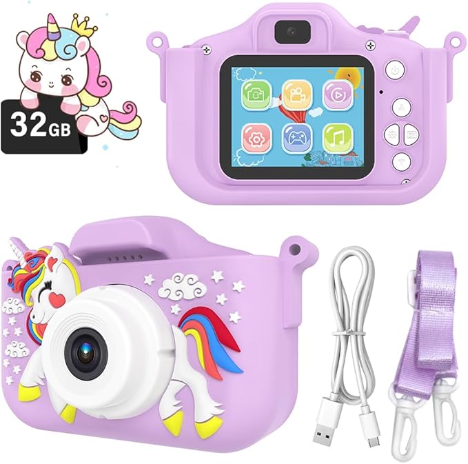 Pinatas Kids Digital Camera for Boys & Girls, Ages 3-7, Unicorn Camera