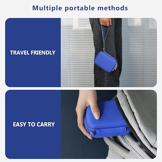 Carrying Case for Bitzee Disney/Magicals/Wizarding World Harry Potter Interactive Characters Inside Interactive Toy Digital Pet, Disney Toys & Digital Pet Kids Toys for Girls & Boys, Deep Blu