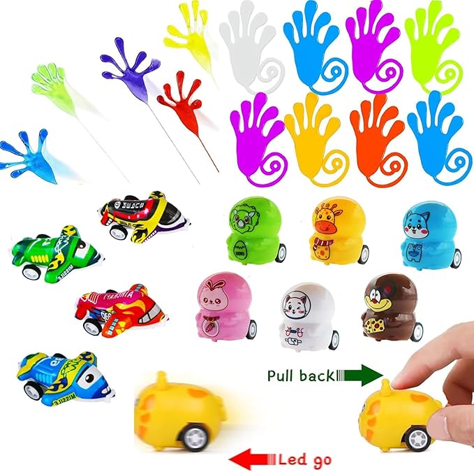 118 Pcs Party Favors for Kids,Fidget Treasure Box Toys,Easter Egg Fillers Classroom Prizes, Pinata Filler Goodie Bag Stuffers, Treasure Chest Carnival Prizes, Prize Box Bulk Toys for Boys Girls 4-8