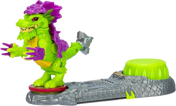 Legends of Akedo Ninja Bosses, Venom Claw, 3" Tall Battling Action Figure with 360˚ Tail Whip and Claw Attack Spin Action, Double Defense Armor That Pops Off When Struck, 4 Ninja Bosses to Collect