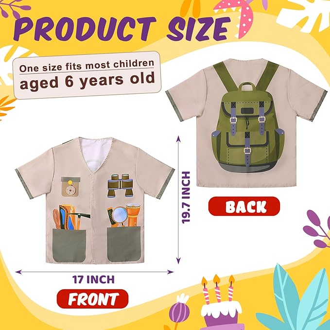 Jiuguva 12 Pcs Kids Role Play Dress up Clothes Community Helper Career Costumes for Toddler Pretend Play Firefighters Police Doctors Nurse Halloween Costume Cosplay Set for Kids over Age 6