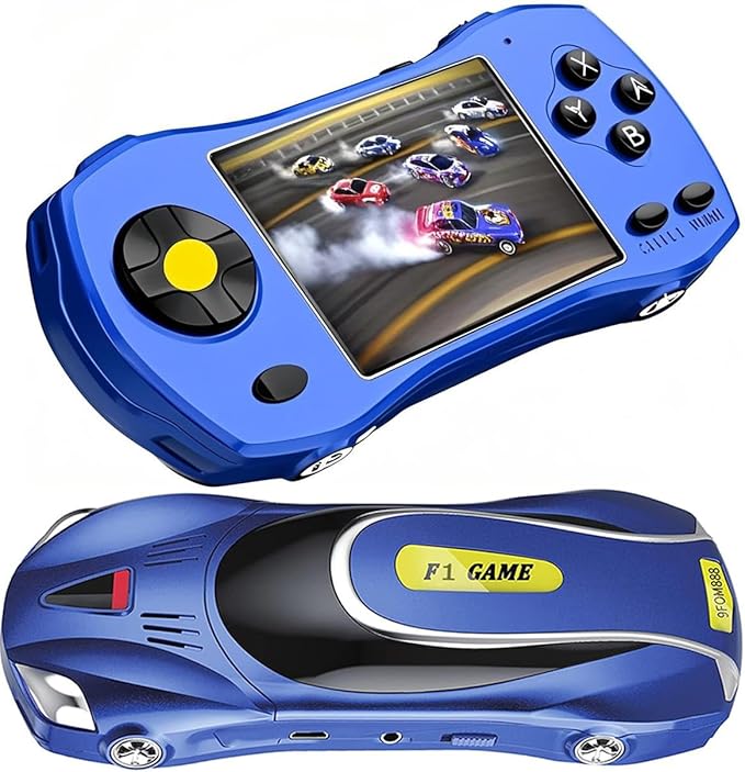 Handheld Game Console for Kids Preloaded 200+ Retro Video Games, Portable Gaming Player with Rechargeable Battery 3.0" LCD Screen, Mini Arcade Electronic Toy Gifts for Boys Girls