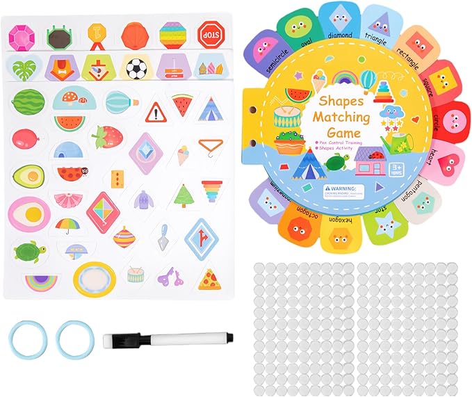 Educational Flash Cards - Toddler Sensory Learning Pack | Interactive Preschool Teaching Tool, Early Learning Cards for Speech Motor Skills Home School Travel Use